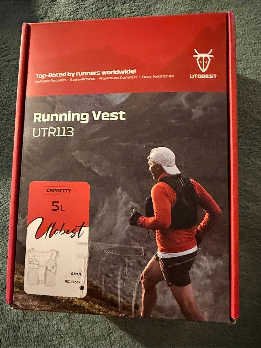 Ultimate Direction Running Vest UTR113 Black & Red
